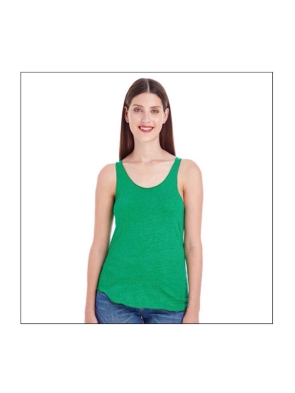 🆕 American Apparel Racerback Tank Top 50/50 Blend